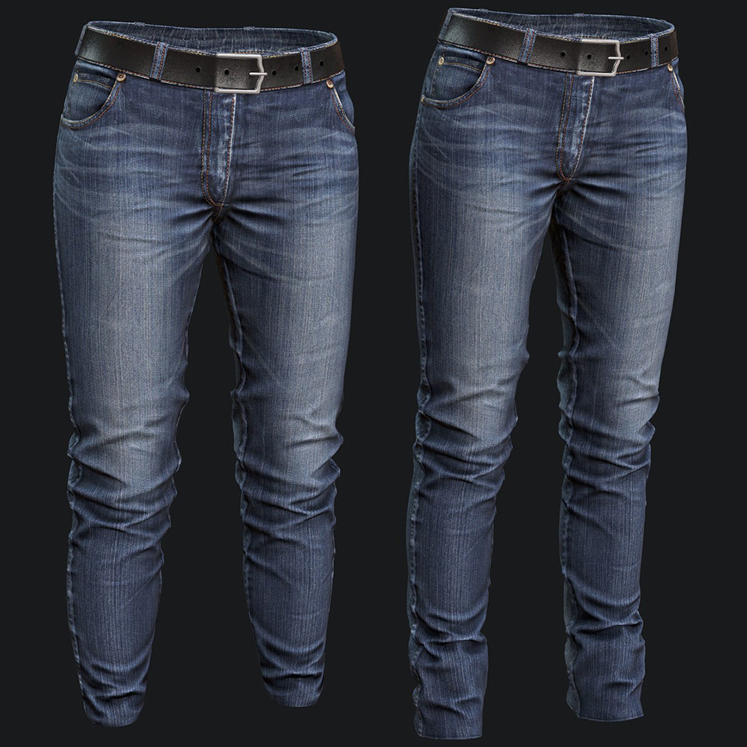 Female 1 - clothing 6 - just clothing Low-poly 3D model_15