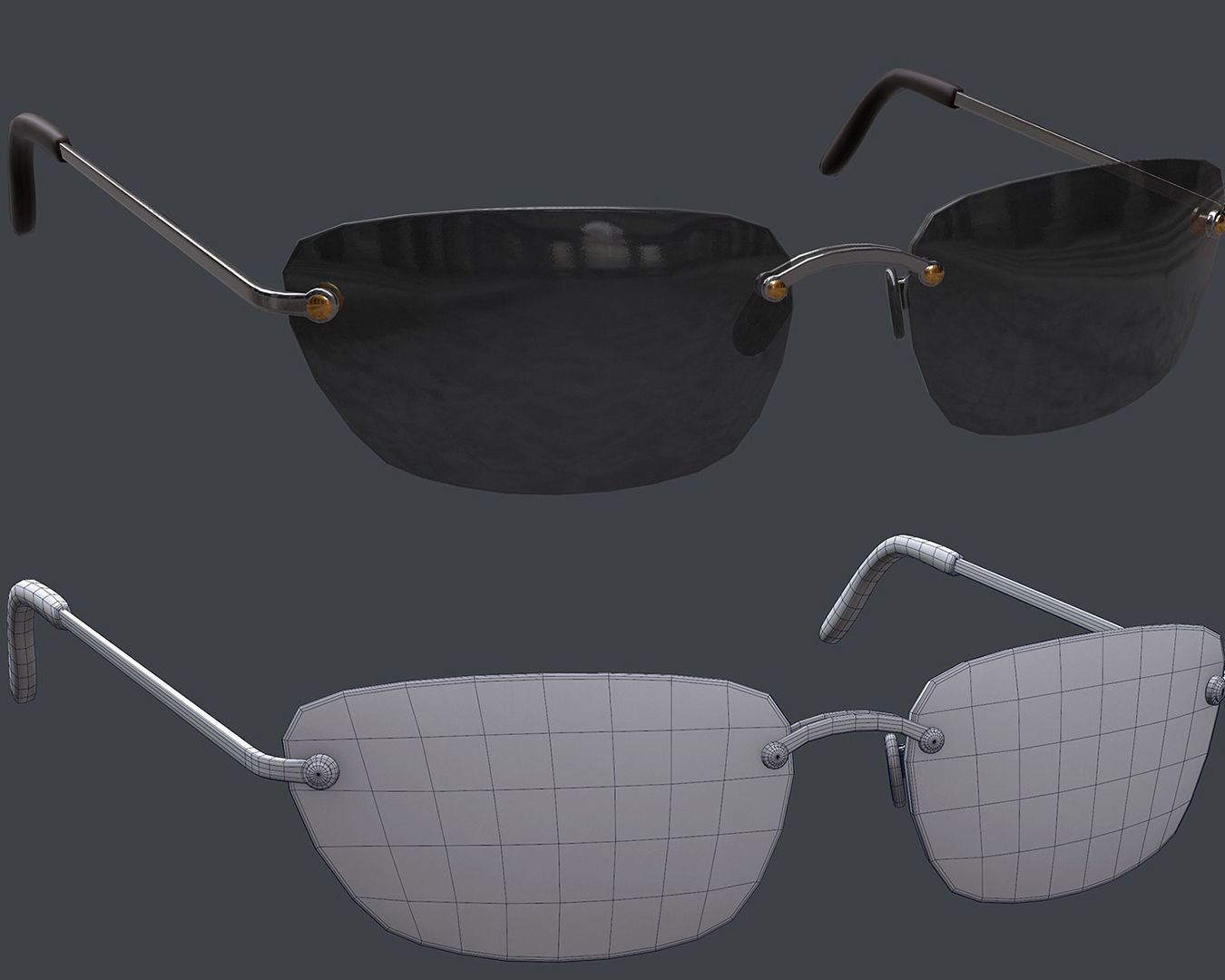 Female 1 - clothing 6 - just clothing Low-poly 3D model_28