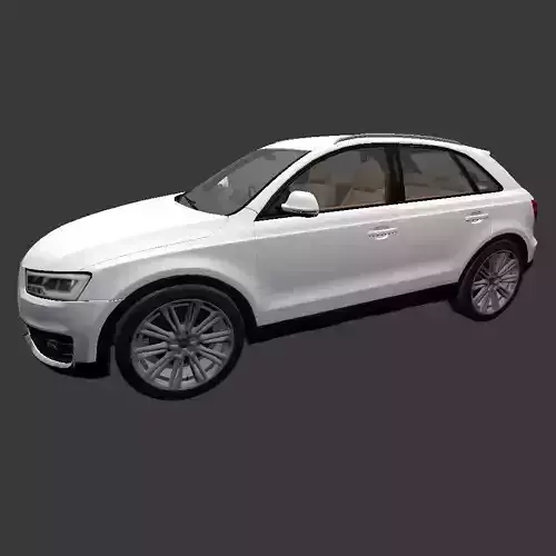 Audi Q3 model OBJ and blender file