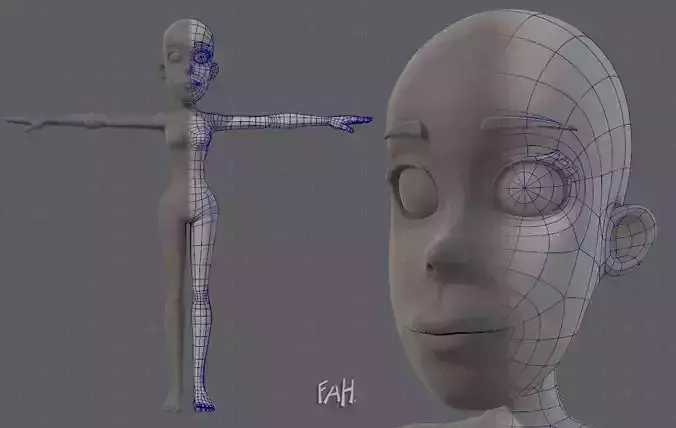 Base mesh woman 04
