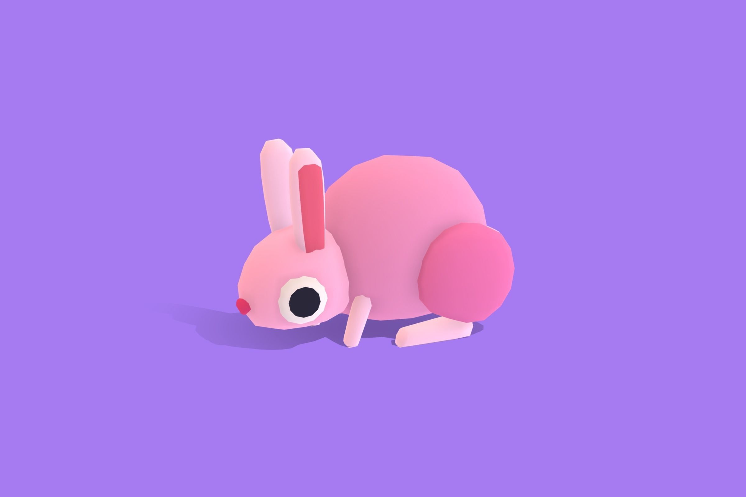 Quirky Series - Pet Animals Vol 1 Low-poly 3D model_11
