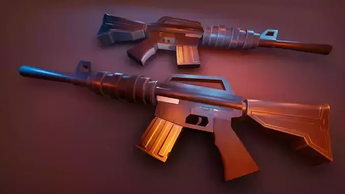 Stylized M4A1