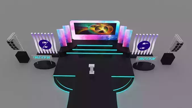Event Stage Design 3D model