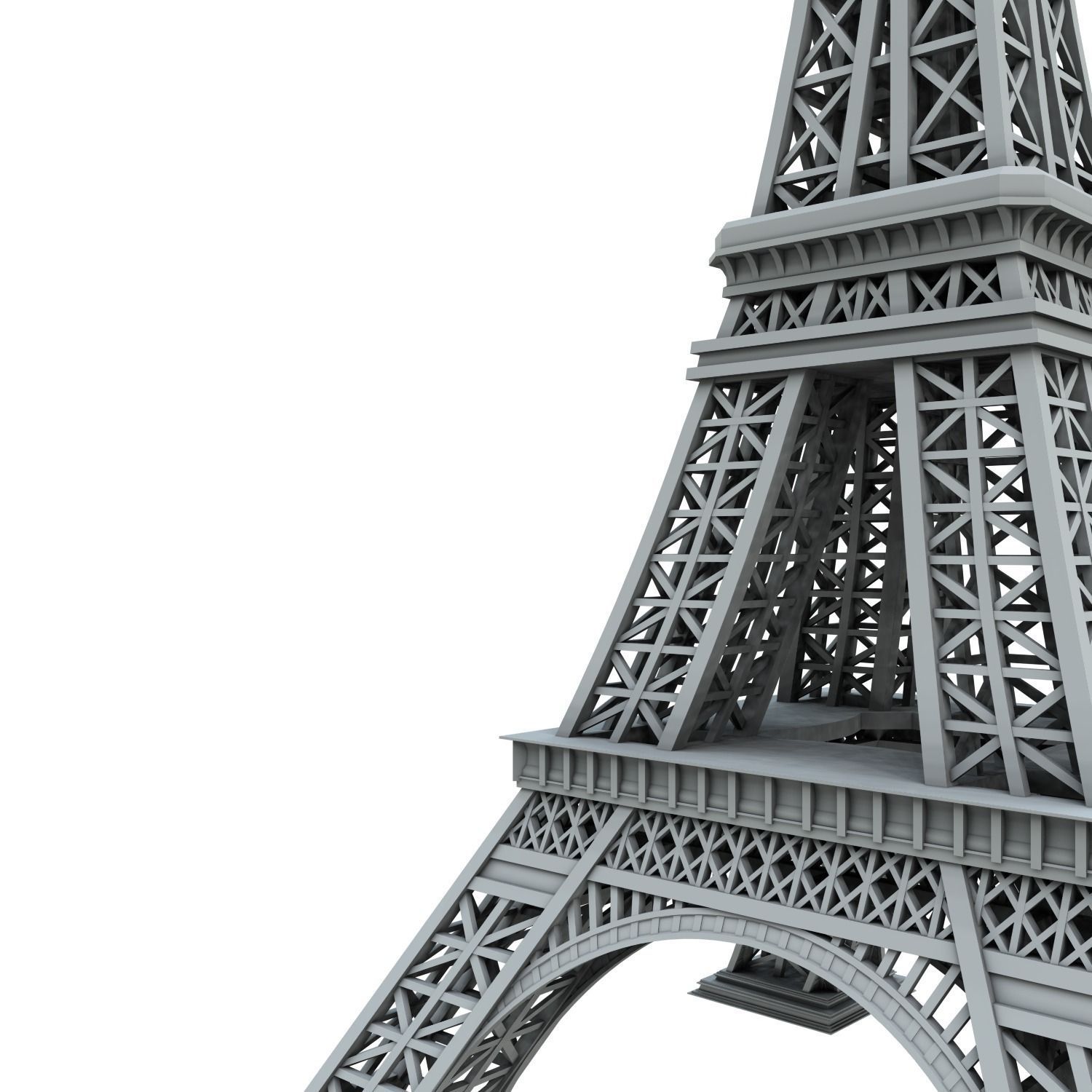 Eiffel Tower - 3D Printable 3D print model_12