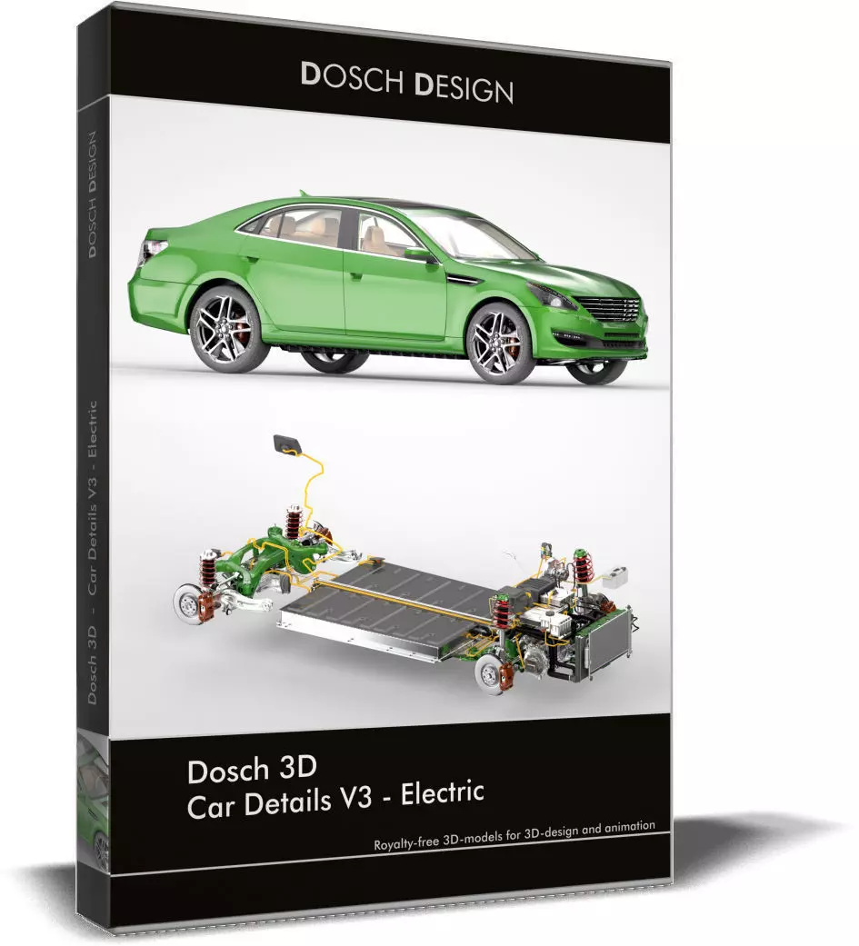 Dosch 3D - Car Details V3 - Electric 3D model