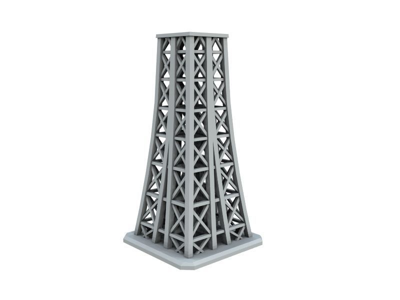 3D Printable - Eiffel Tower 3D print model_2
