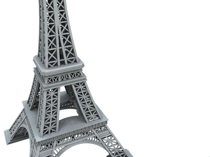 3D Printable - Eiffel Tower 3D print model_5