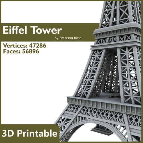 3D Printable - Eiffel Tower 3D print model