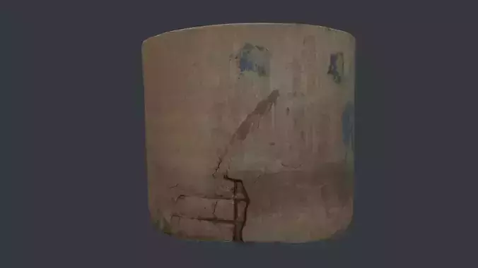 Garbage Cement Container - 3D Scan