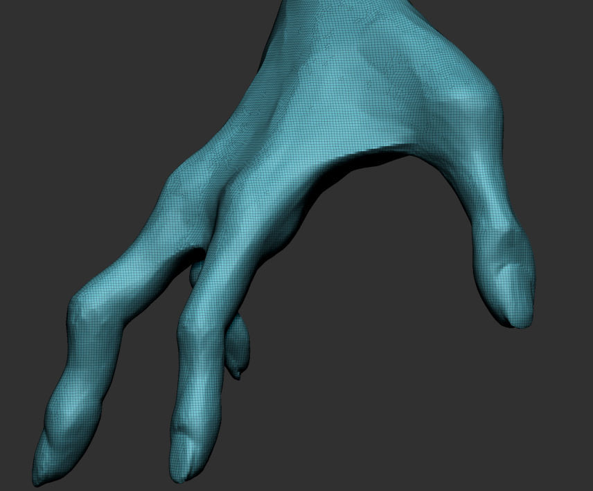 Alien humanoid 3D model_8