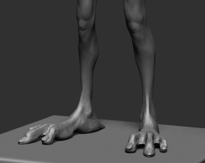 Alien humanoid 3D model_6