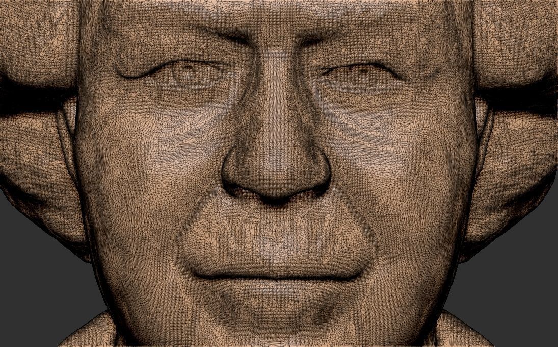 Queen Elizabeth II bust 3D printing ready stl obj formats 3D print model_28