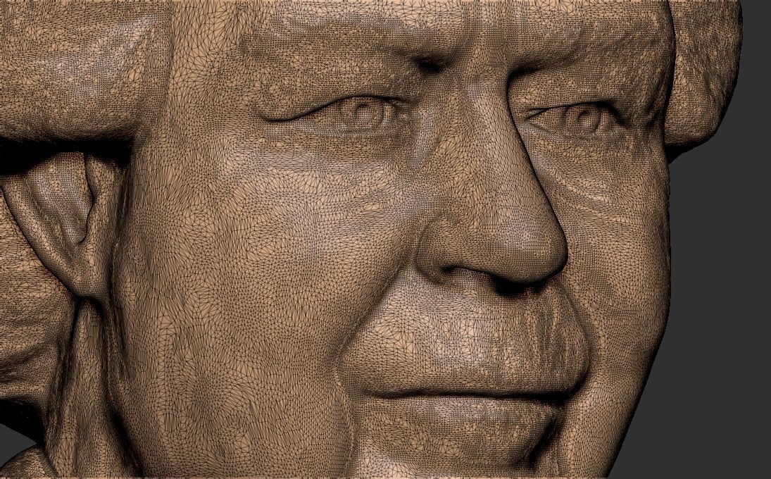 Queen Elizabeth II bust 3D printing ready stl obj formats 3D print model_29