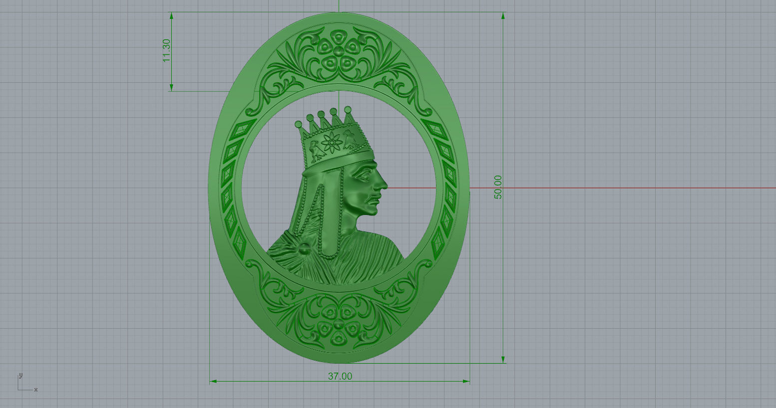 Tigran Great Armenian King 3D print model_5