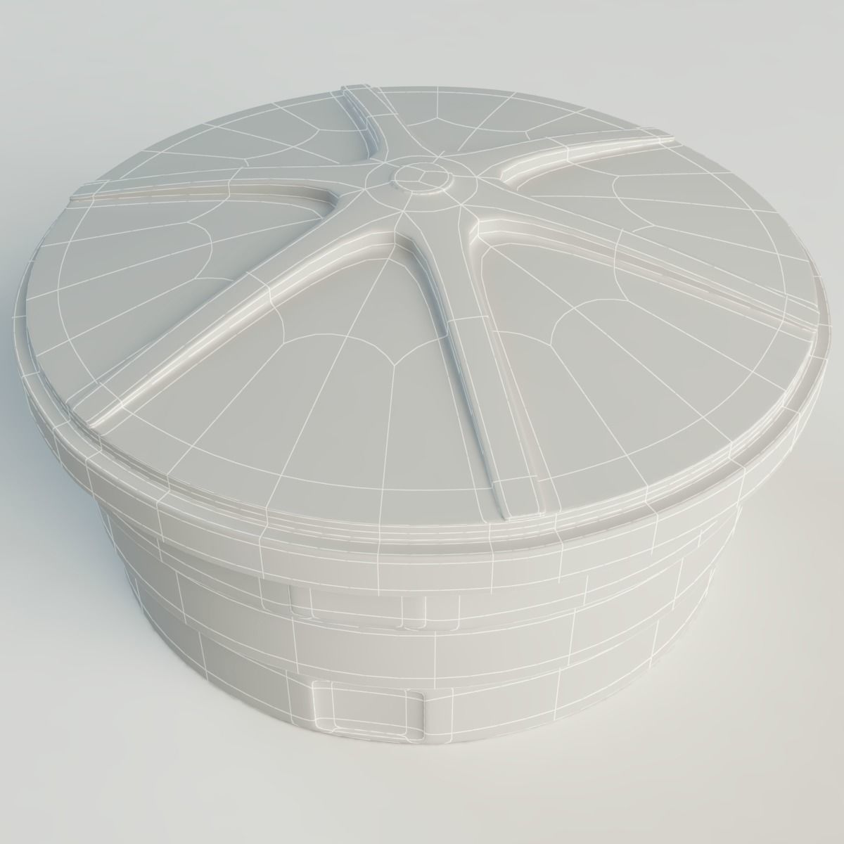 Water tank 3D model_4