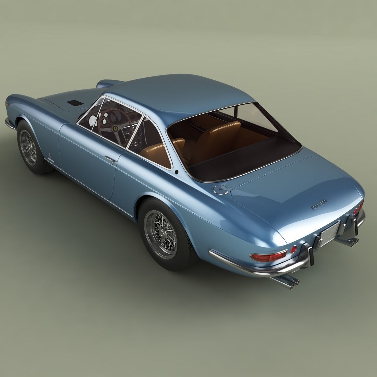 Ferrari 365 GTC 3D model_7
