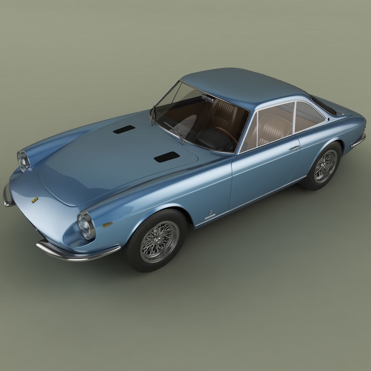 Ferrari 365 GTC 3D model_5