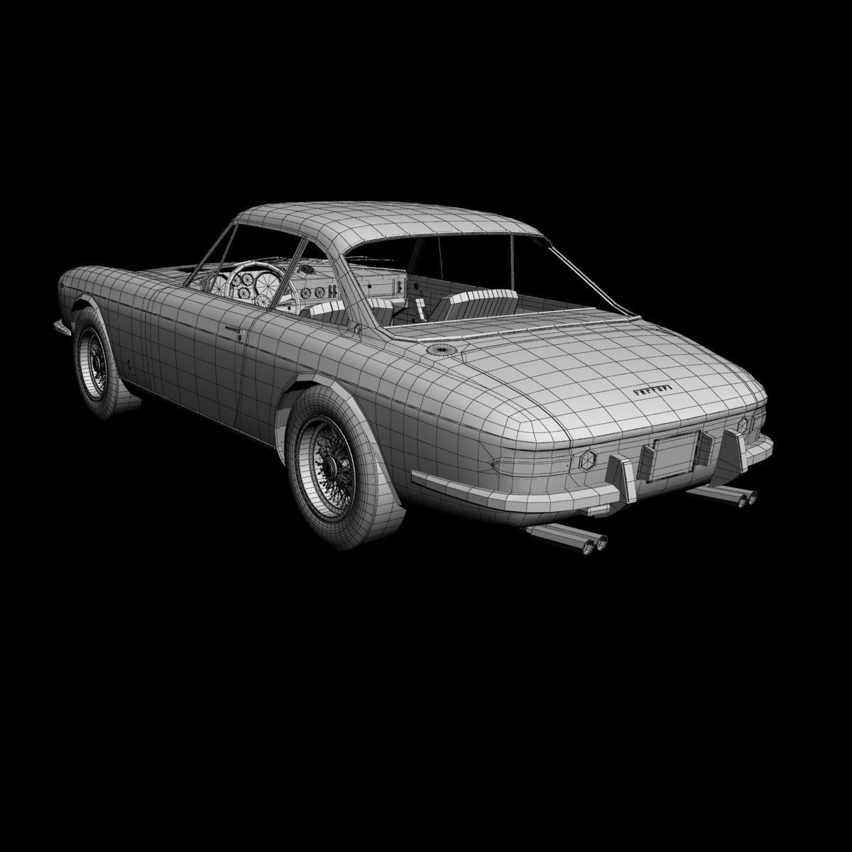 Ferrari 365 GTC 3D model_14