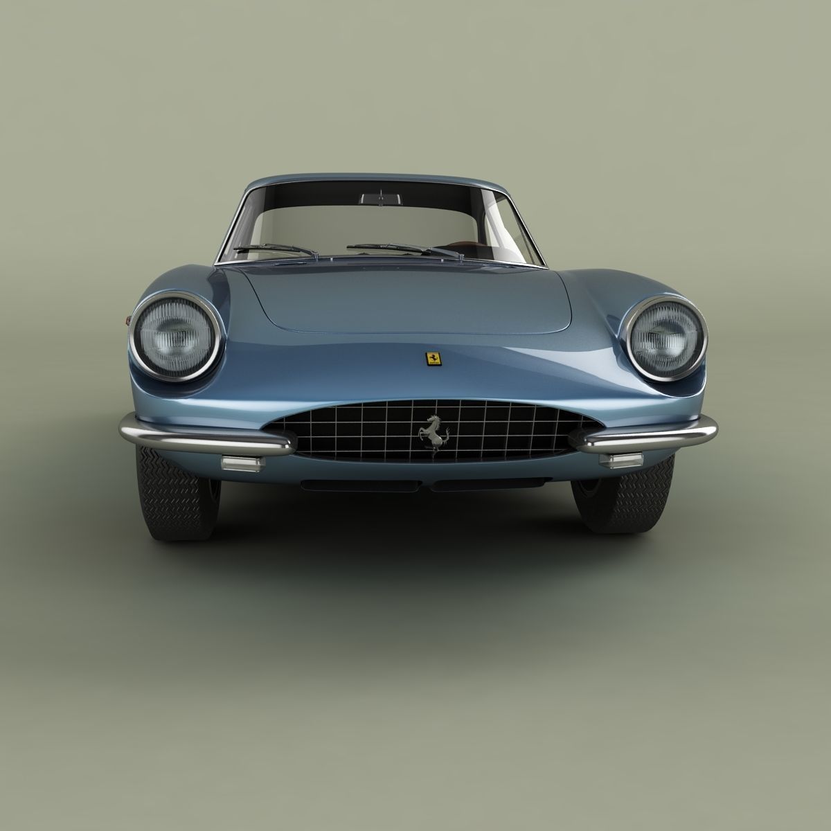 Ferrari 365 GTC 3D model_4