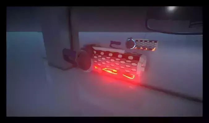 Stun Gun Low-poly 3D model