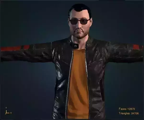 Young Adult Man Character