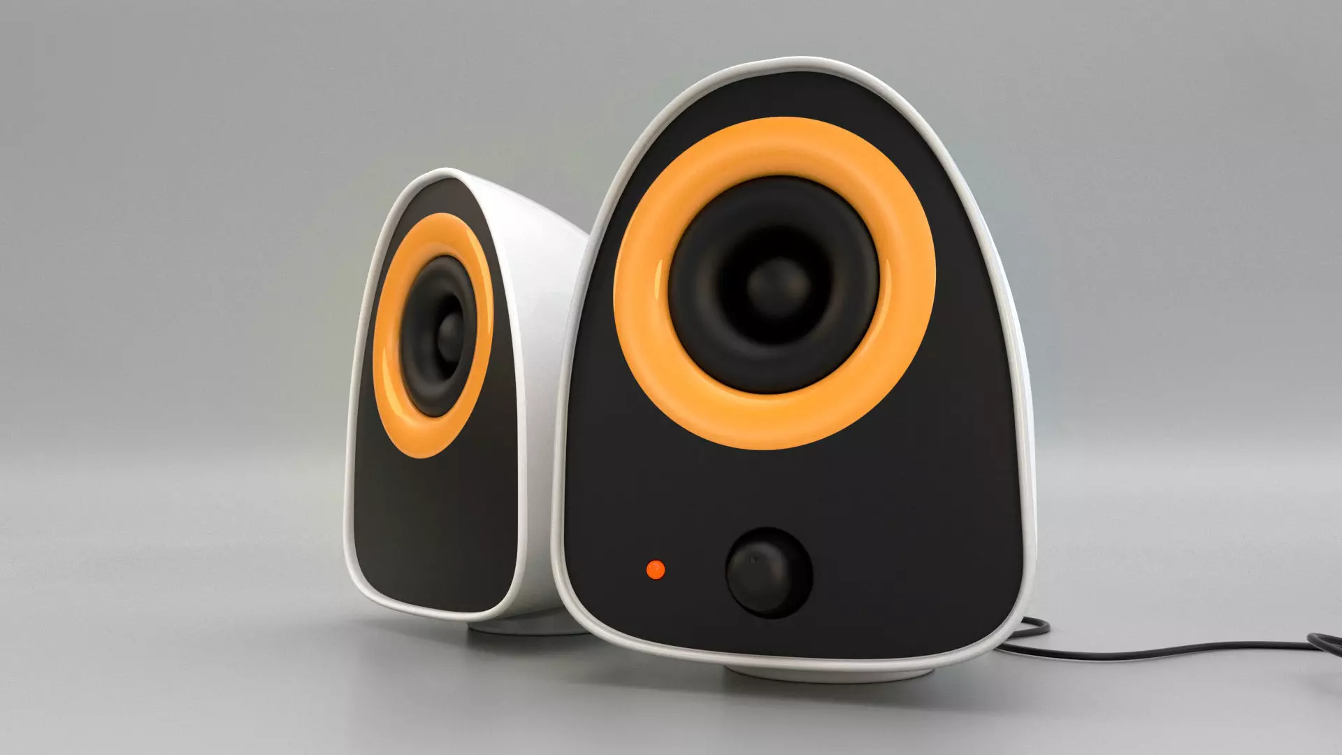 Generic PC Speakers Free 3D model