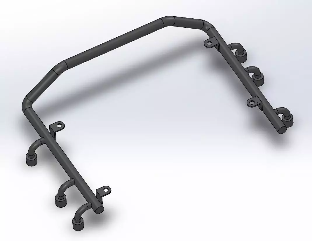 Audi AFC Fuel Rail Free 3D print model