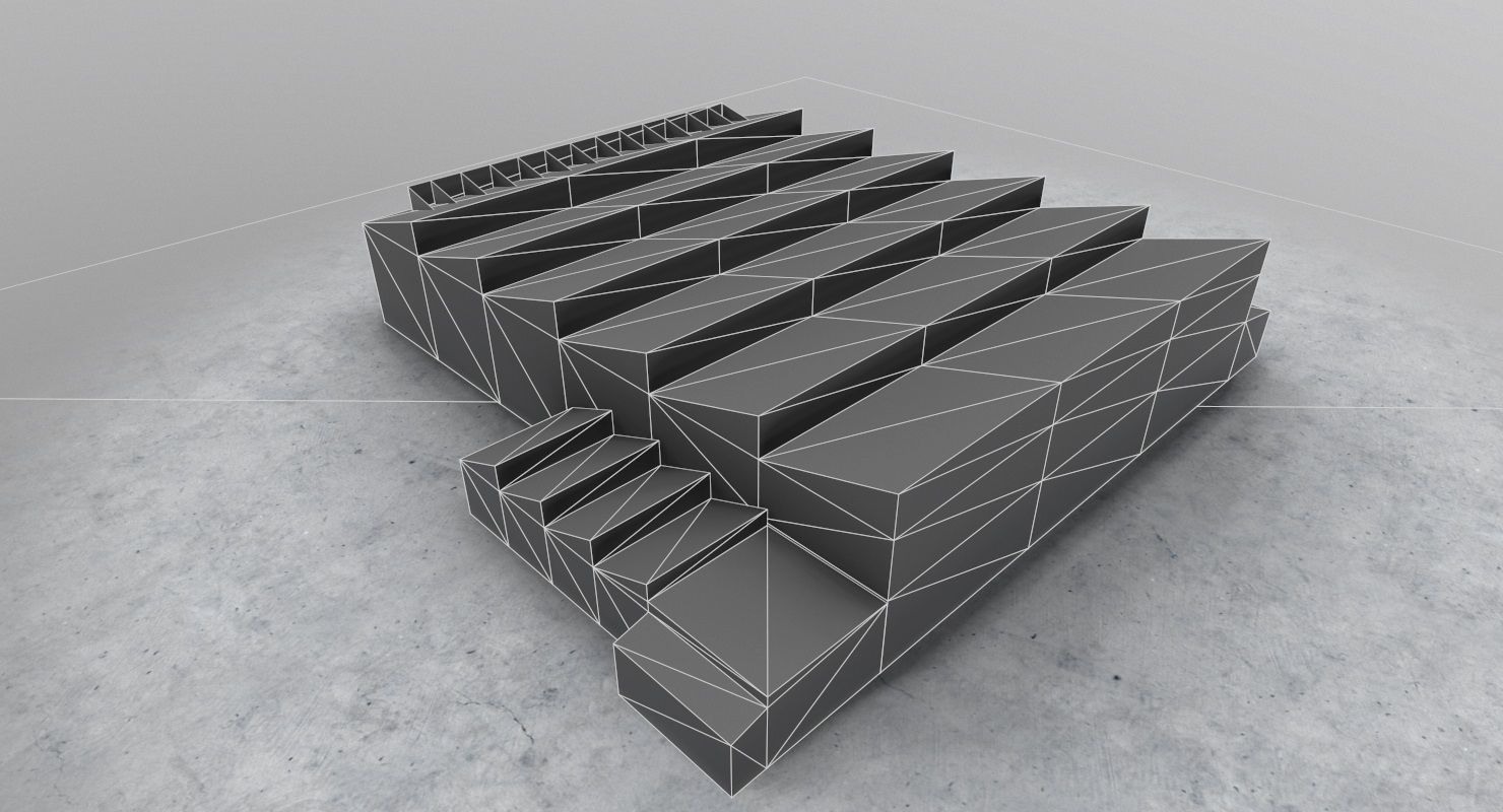 EGCC Hangar2 Low-poly 3D model_10