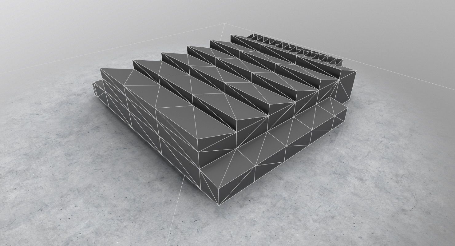 EGCC Hangar2 Low-poly 3D model_7