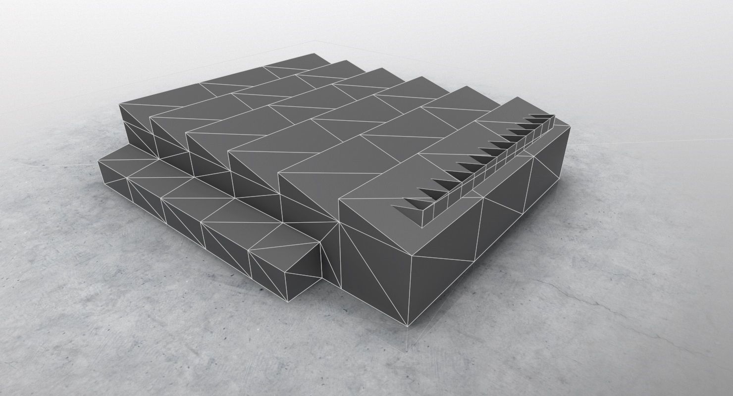EGCC Hangar2 Low-poly 3D model_8