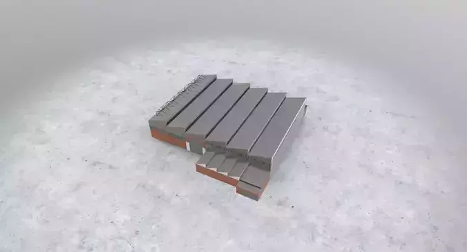 EGCC Hangar2 Low-poly 3D model