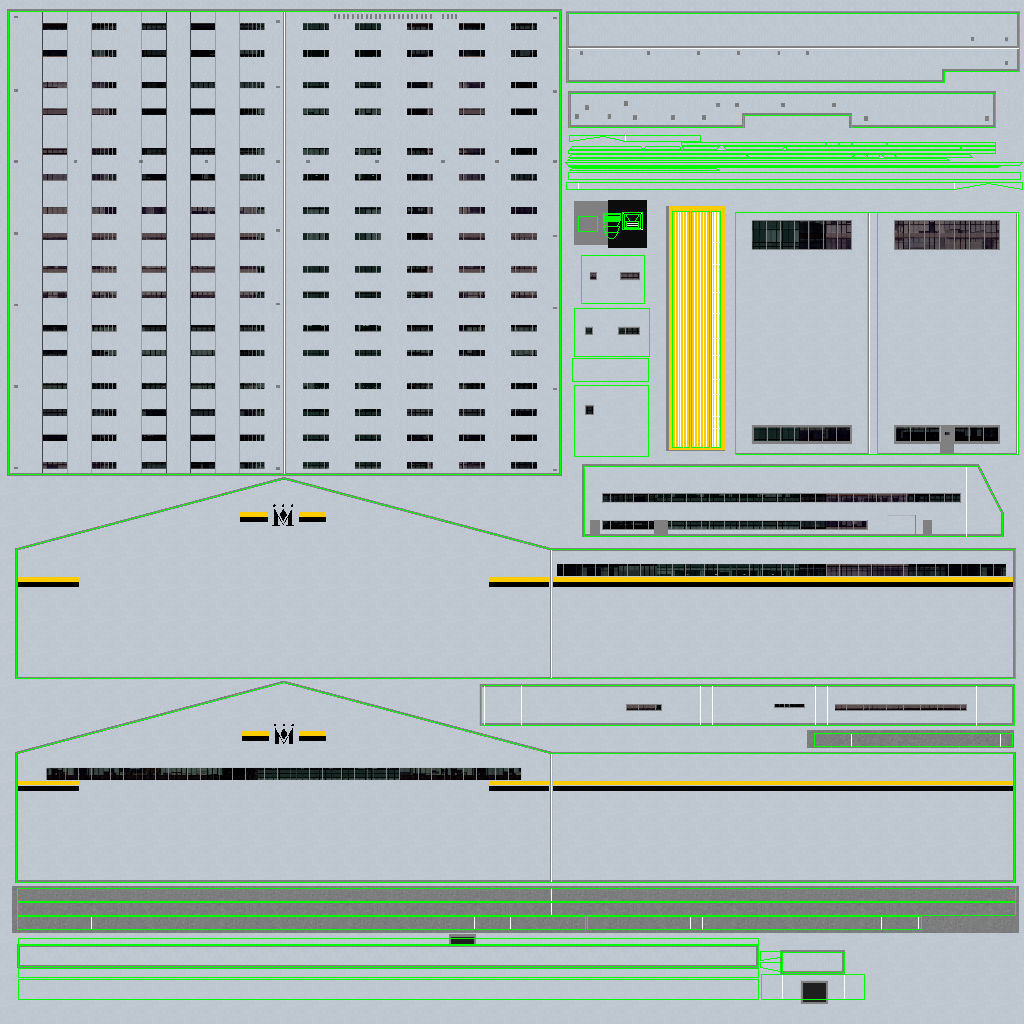 EGCC Hangar 3 Low-poly 3D model_11