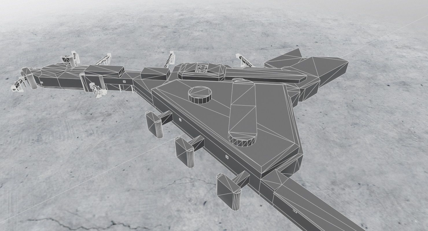 EGCC Terminal 3 Low-poly 3D model_17