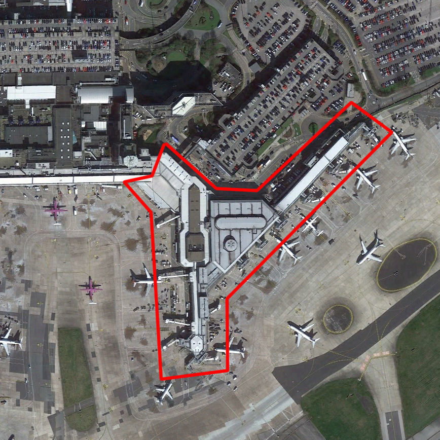 EGCC Terminal 3 Low-poly 3D model_20