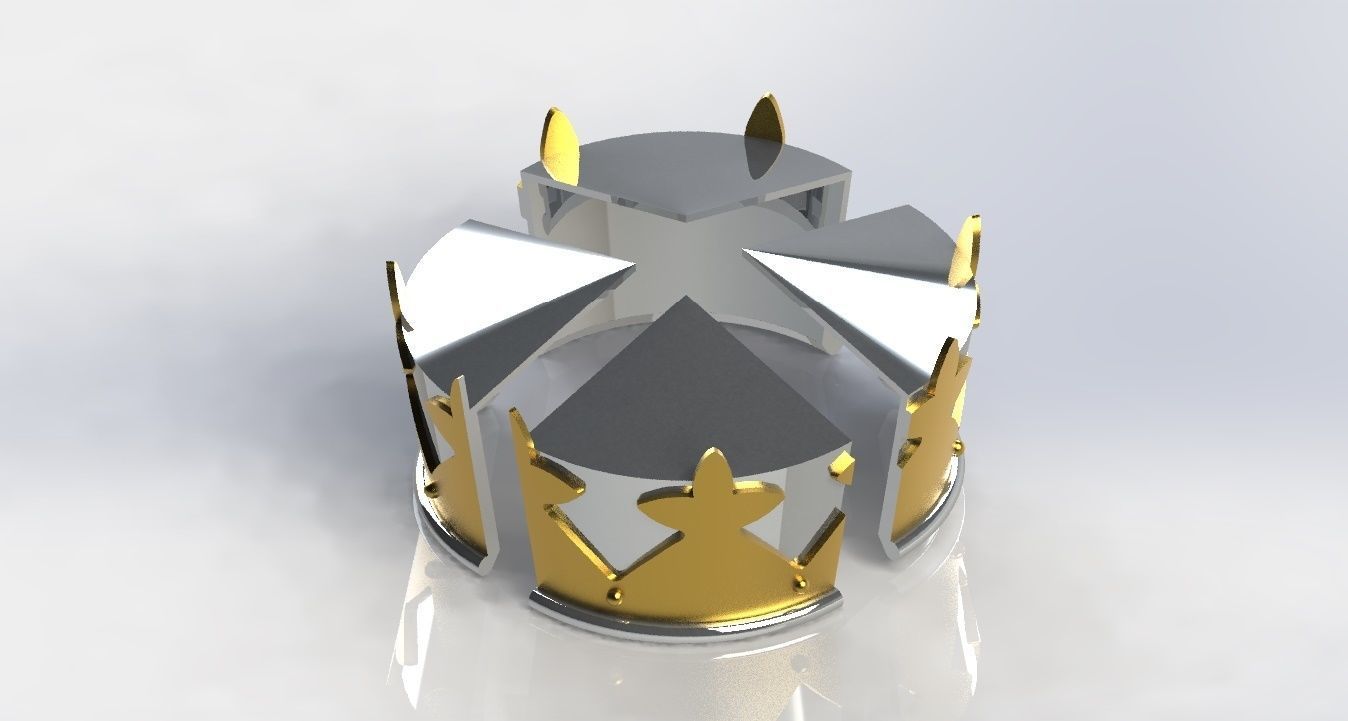 King Arthurs Crown Free 3D print model_2