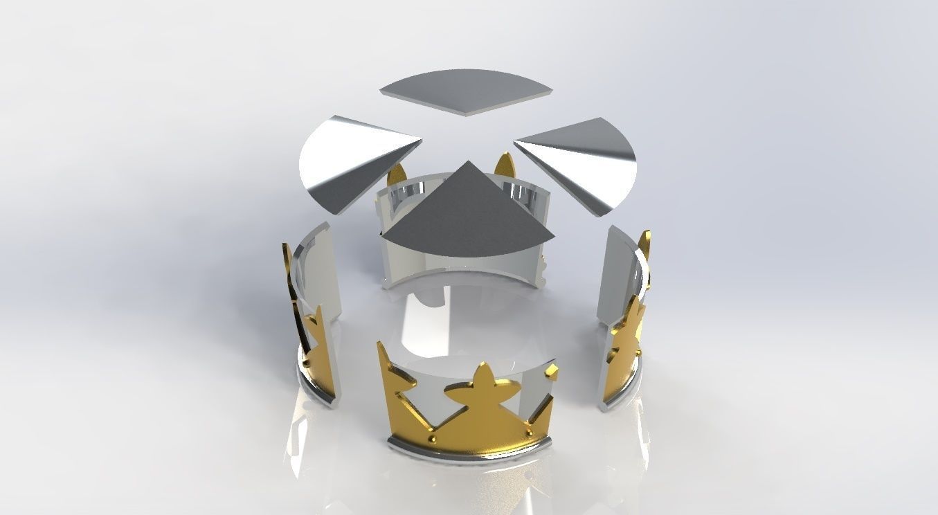 King Arthurs Crown Free 3D print model_3