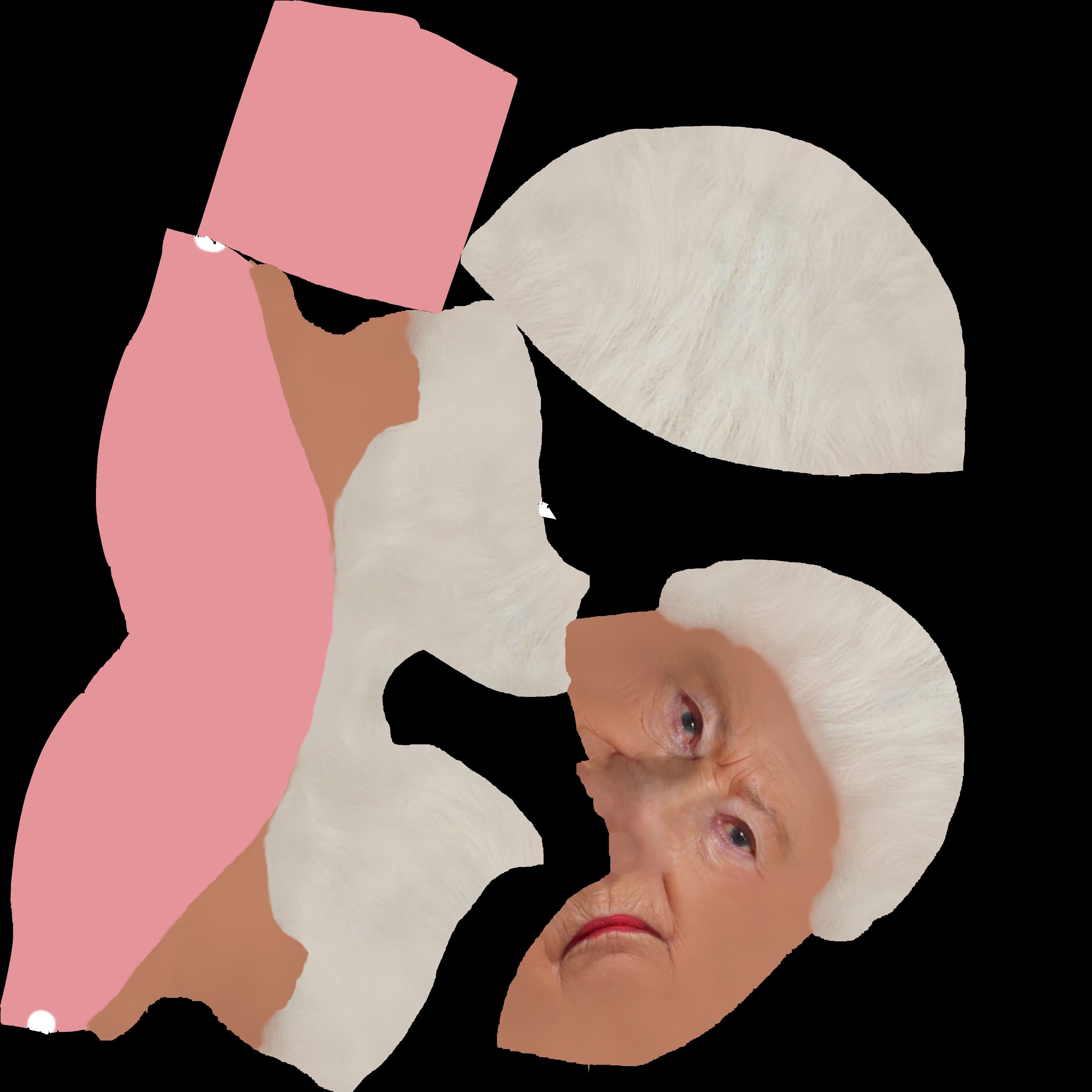 Queen Elizabeth II bust ready for full color 3D printing 3D print model_51