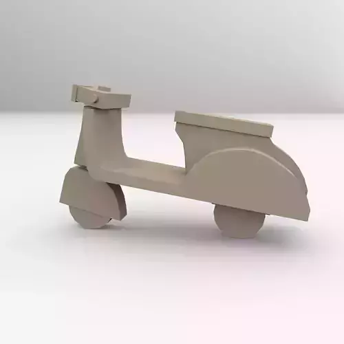 Scooter toy 3D print model