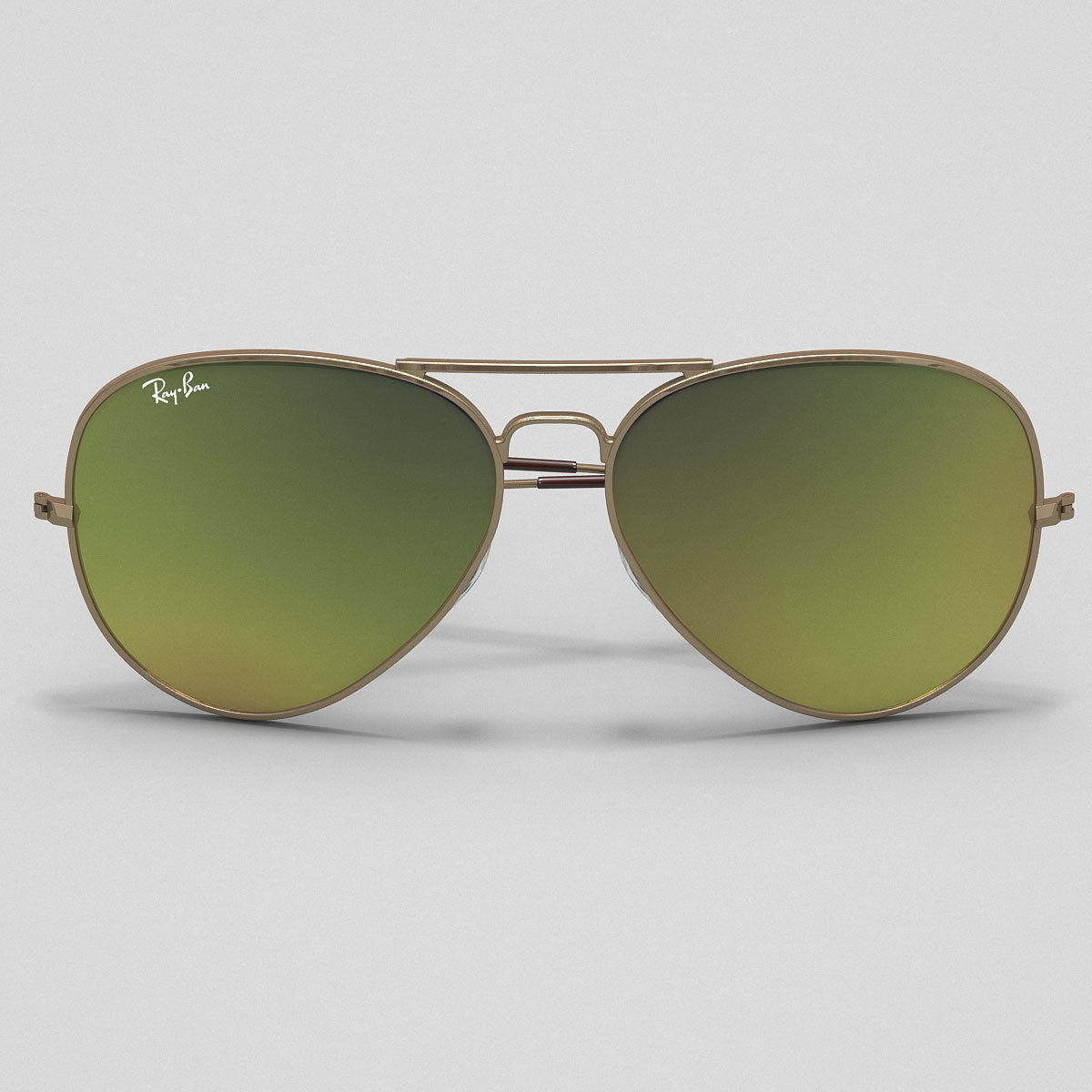 Colored Aviator Sunglasses 3D model_5