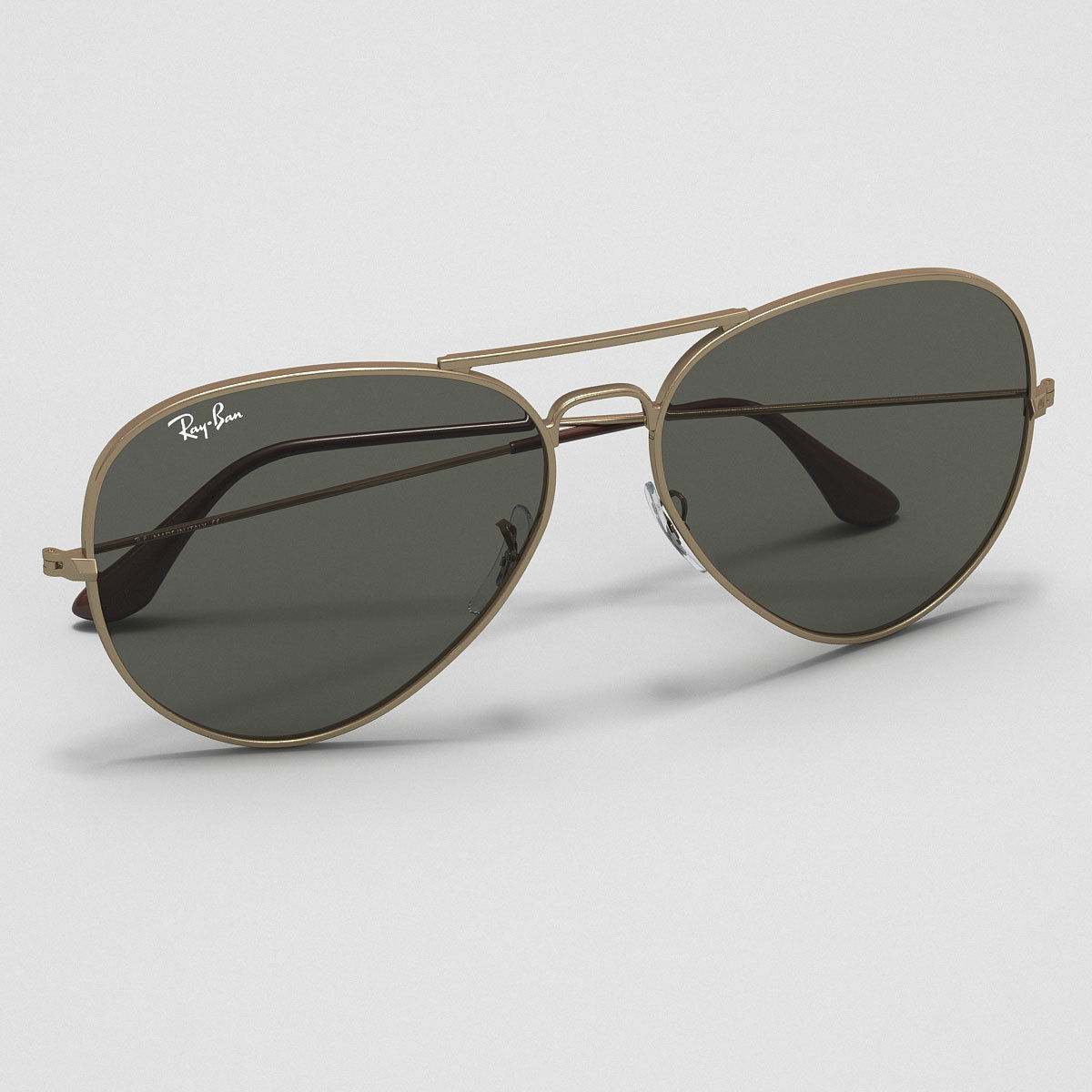 Colored Aviator Sunglasses 3D model_11