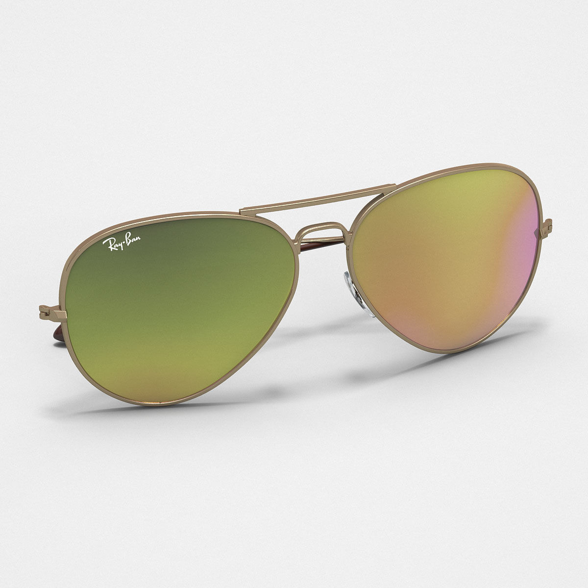 Colored Aviator Sunglasses 3D model_9
