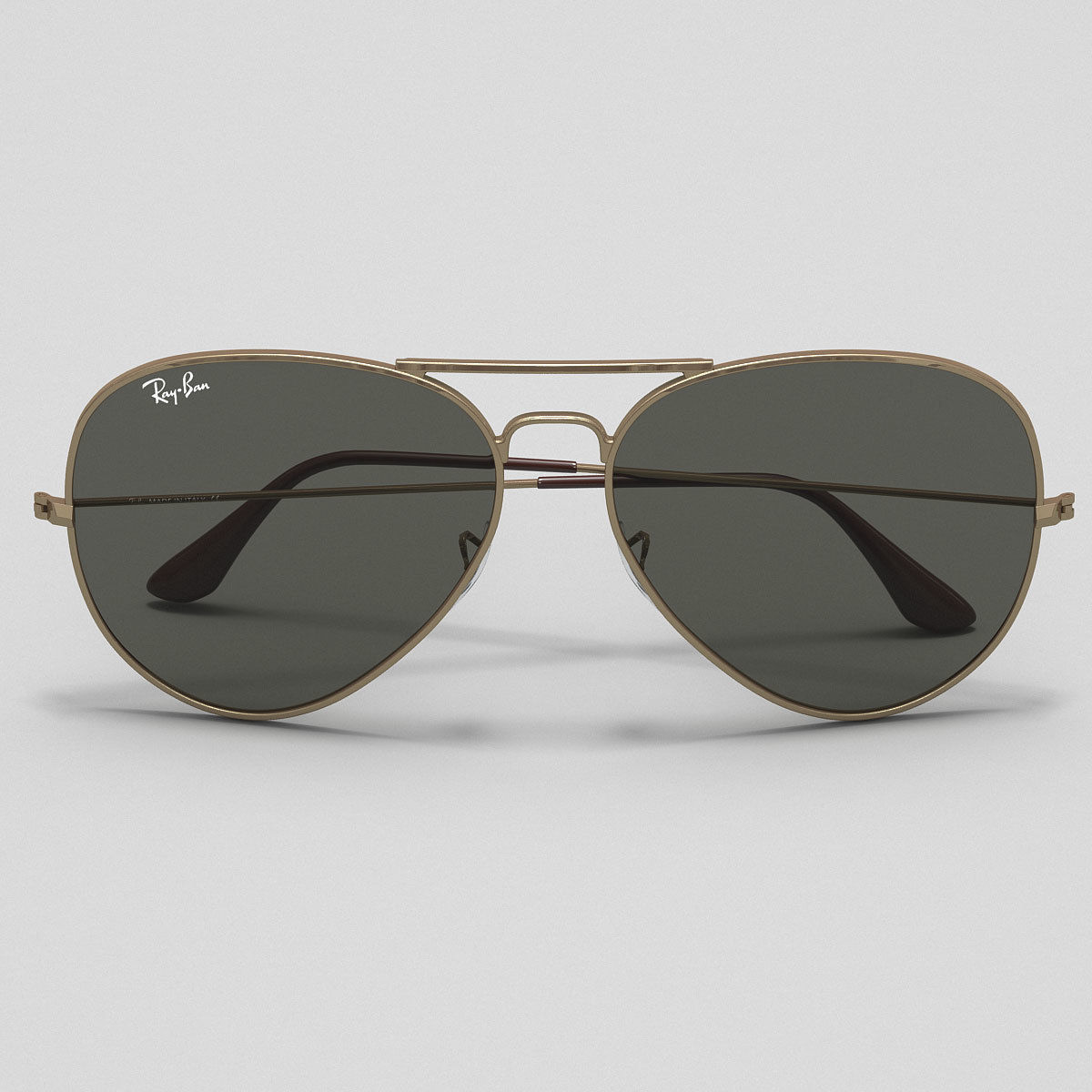 Colored Aviator Sunglasses 3D model_7