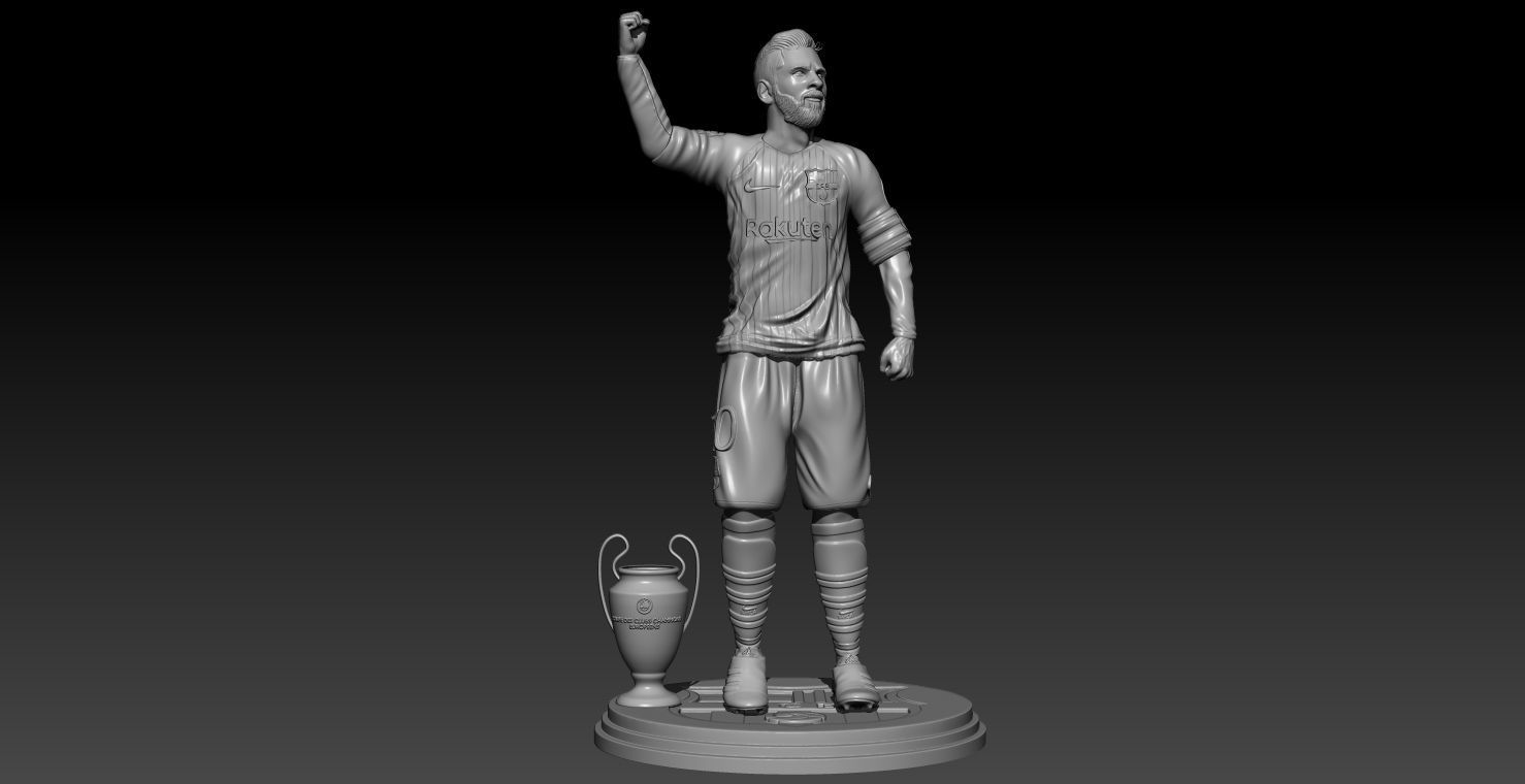 Lionel Messi News V2 Barcelone 2019 3d print 3D print model_7