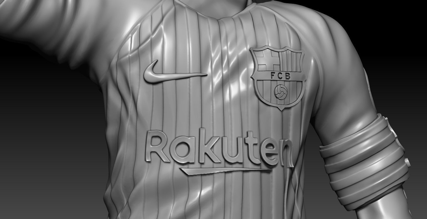 Lionel Messi News V2 Barcelone 2019 3d print 3D print model_21