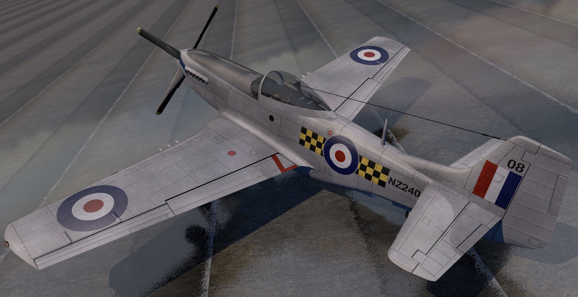 North American P-51D Mustang 3D model_4