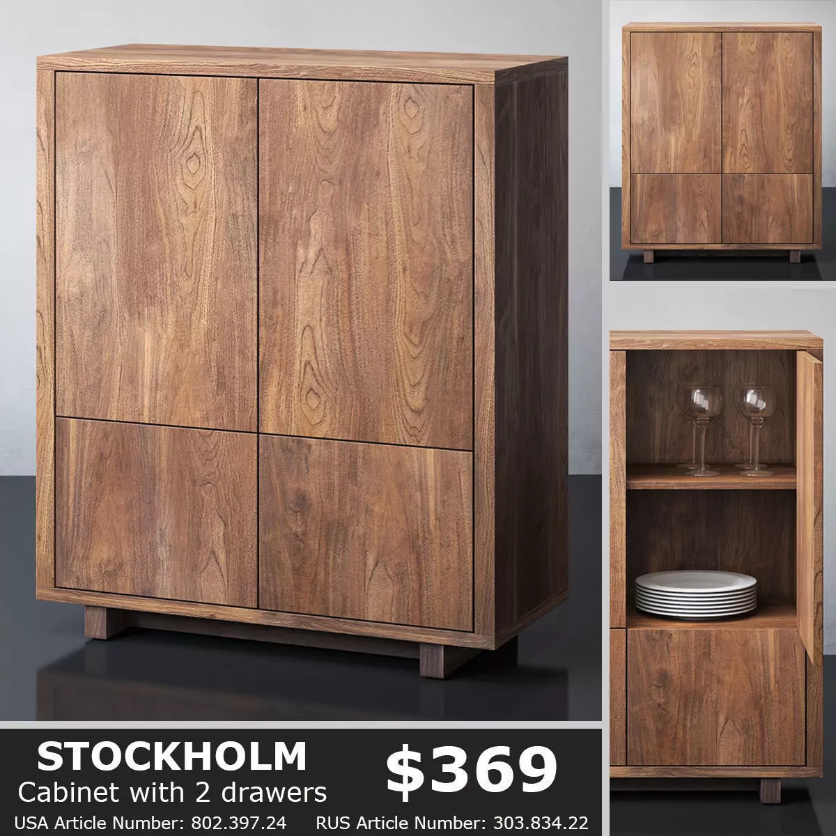 STOCKHOLM Cabinet 3D model_0