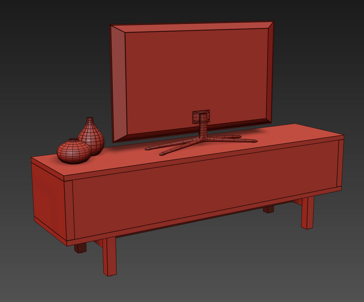 STOCKHOLM TV unit 3D model_6