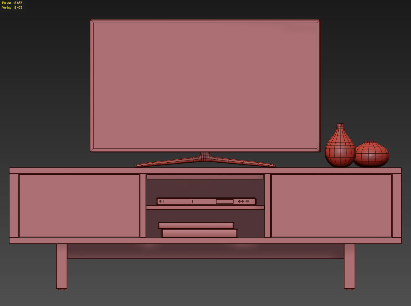 STOCKHOLM TV unit 3D model_3