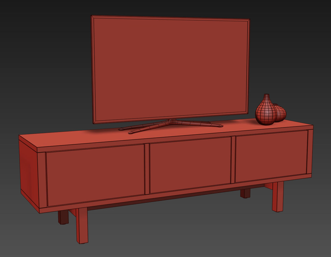 STOCKHOLM TV unit 3D model_5