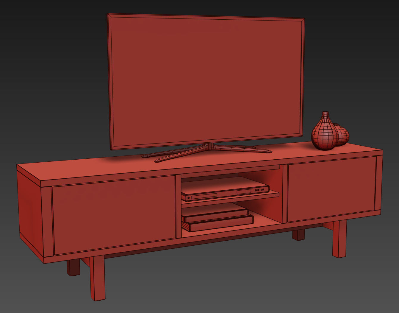 STOCKHOLM TV unit 3D model_4